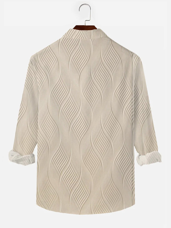 Alohadaddy Vintage Textured Stripe Print Men&