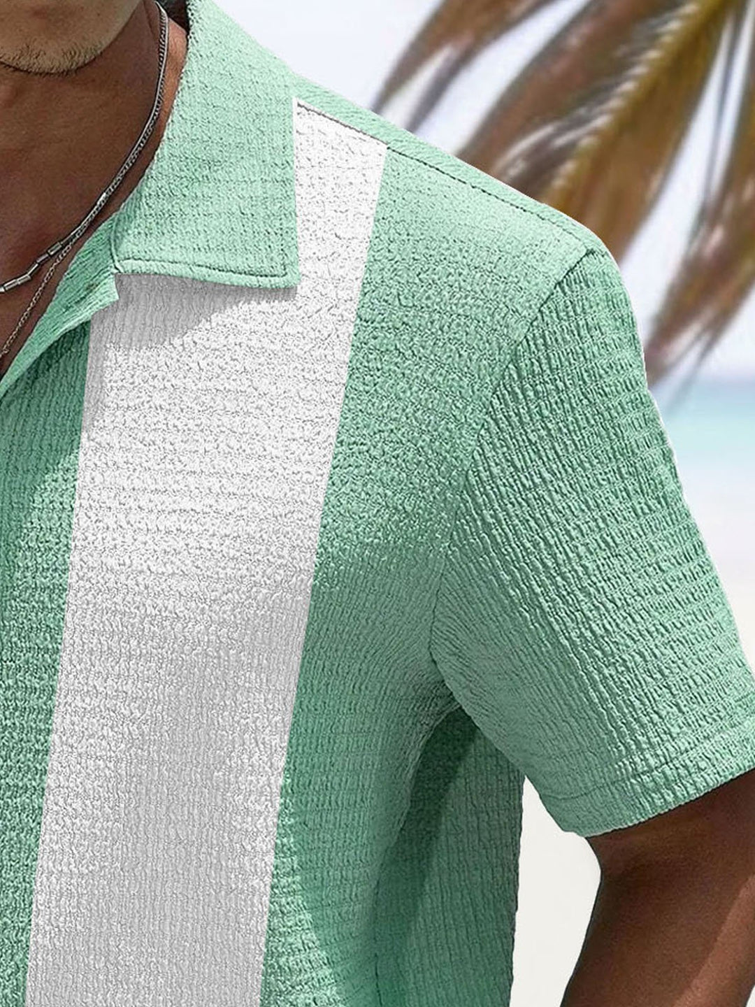 Chemise à manches courtes et poches à boutons pour homme Alohadaddy Retro Basic Bowling Contrast Color 60s 3D Digital Print Big &amp;amp; Tall