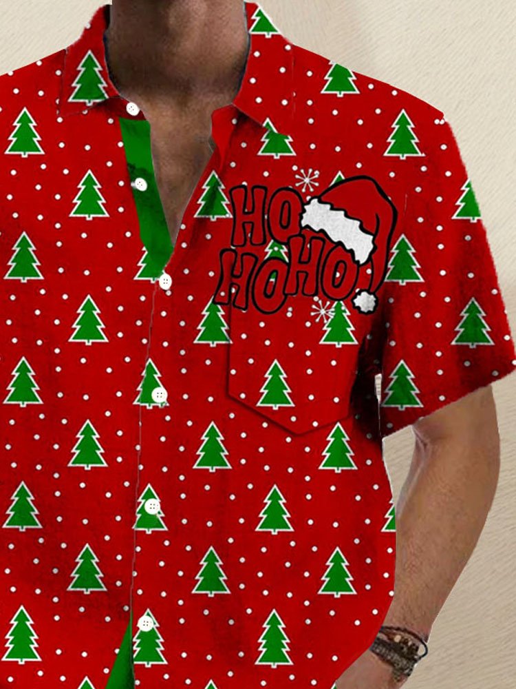 Alohadaddy Holiday Christmas Tree 3D Digital Print Men&