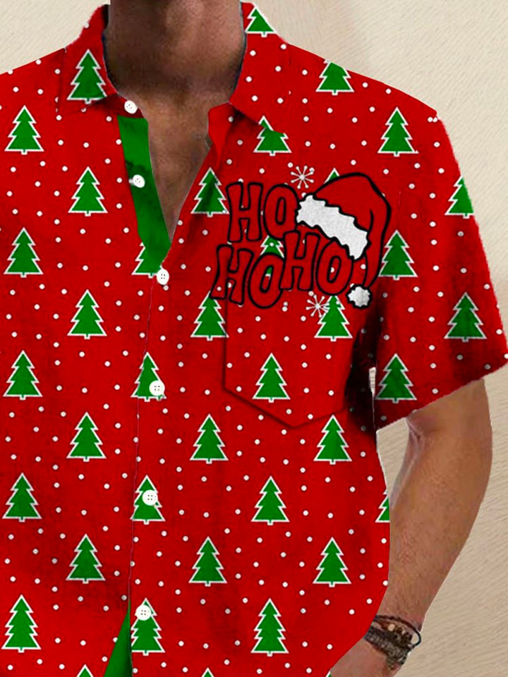 Alohadaddy Holiday Christmas Tree 3D Digital Print Men&