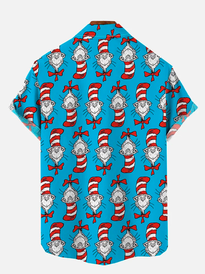Alohadaddy Christmas Cartoon Print Men&