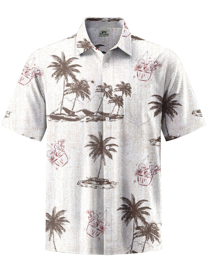 Alohadaddy® Hawaii Palm Trees Art Print Moisture Wicking Men&
