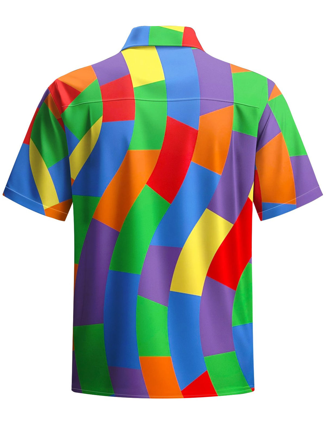 Alohadaddy® Casual Geometric Art Print Men&