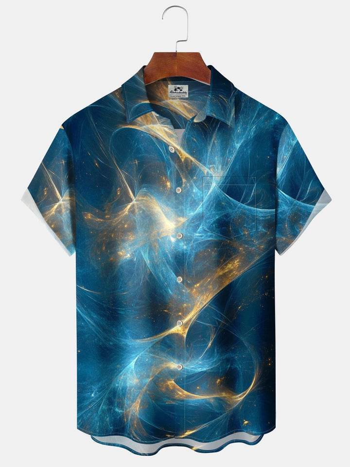 Alohadaddy® Casual Abstract Print Pocket Stretch Men&