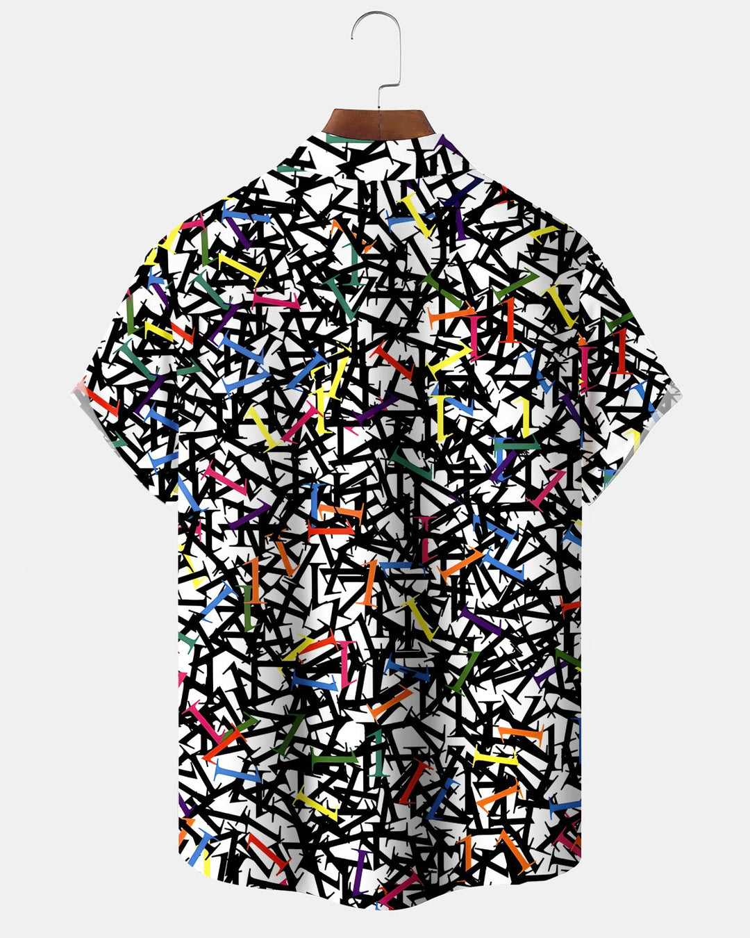 Alohadaddy® Vintage Abstract Art Print Art Button Pocket Cardigan Men&