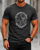 Alohadaddy® Men's Short-Sleeve Crew Neck T-Shirt with Hawaiian Palm Tree Print
