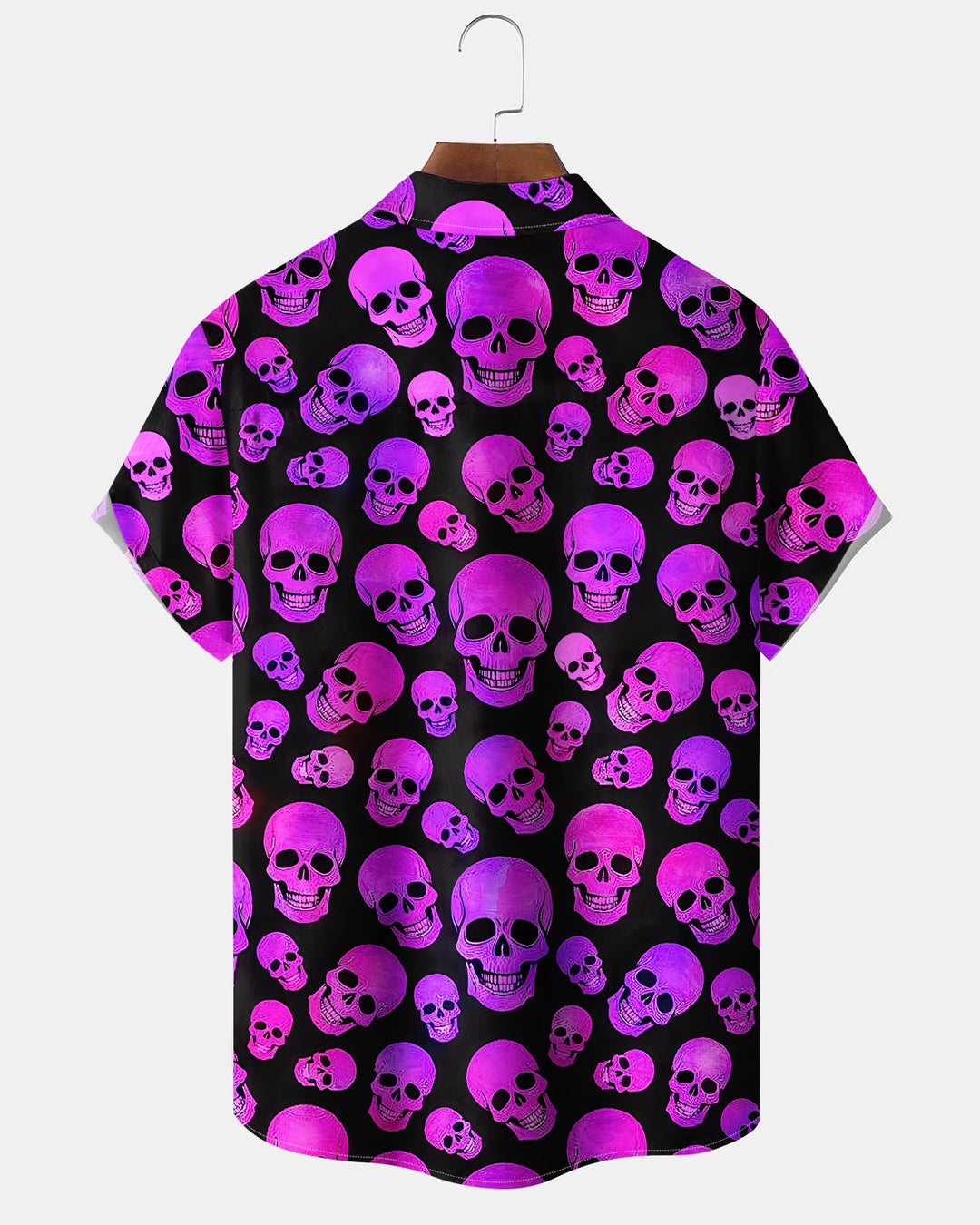 Alohadaddy® Holiday Halloween Graphic Print Button-Down Pocket Cardigan-Style Men&