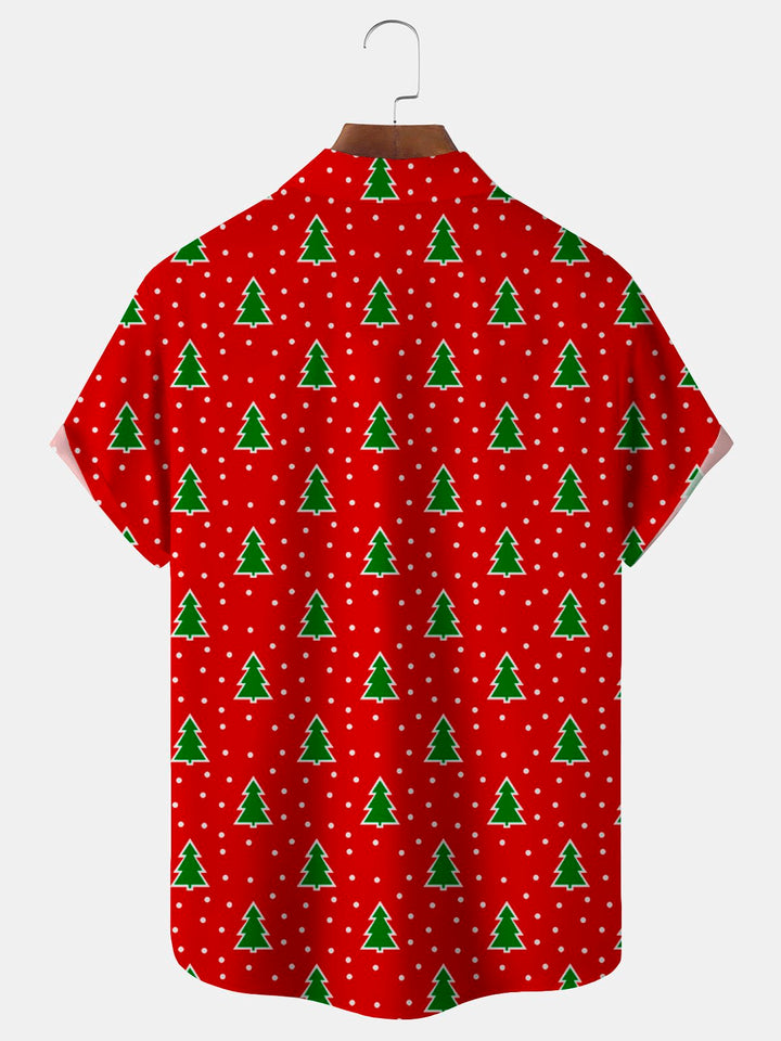 Alohadaddy Holiday Christmas Tree 3D Digital Print Men&