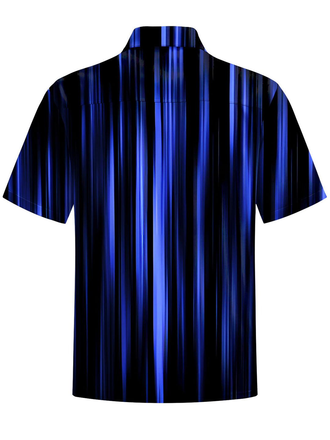 Alohadaddy® Casual Stripe Art Print Chest Pocket Men&