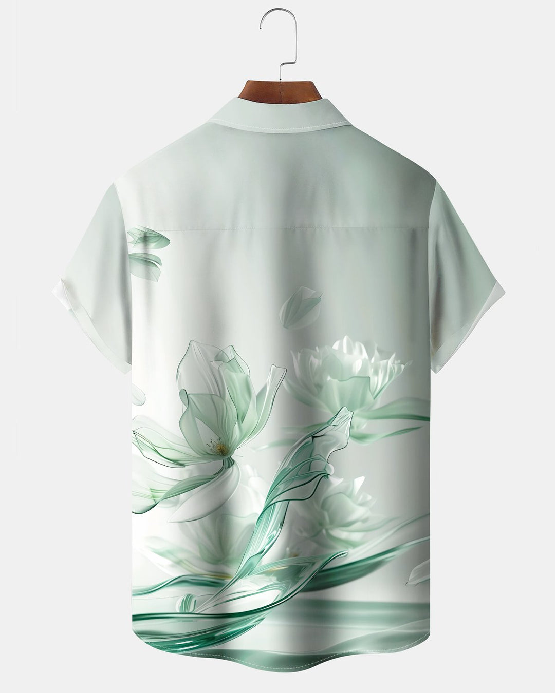 Alohadaddy® Casual Floral Print Art Button Pocket Cardigan Men&