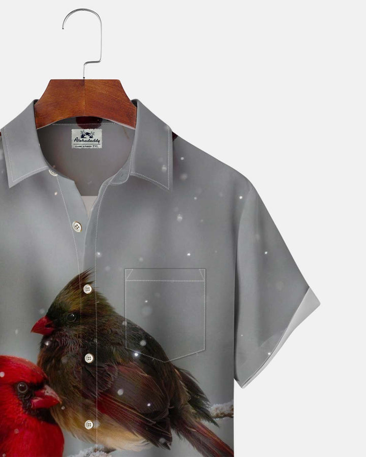 Alohadaddy® Holiday Cardinal Print Men&