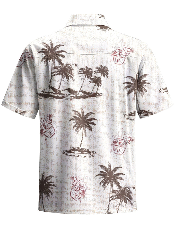 Alohadaddy® Hawaii Palm Trees Art Print Moisture Wicking Men&