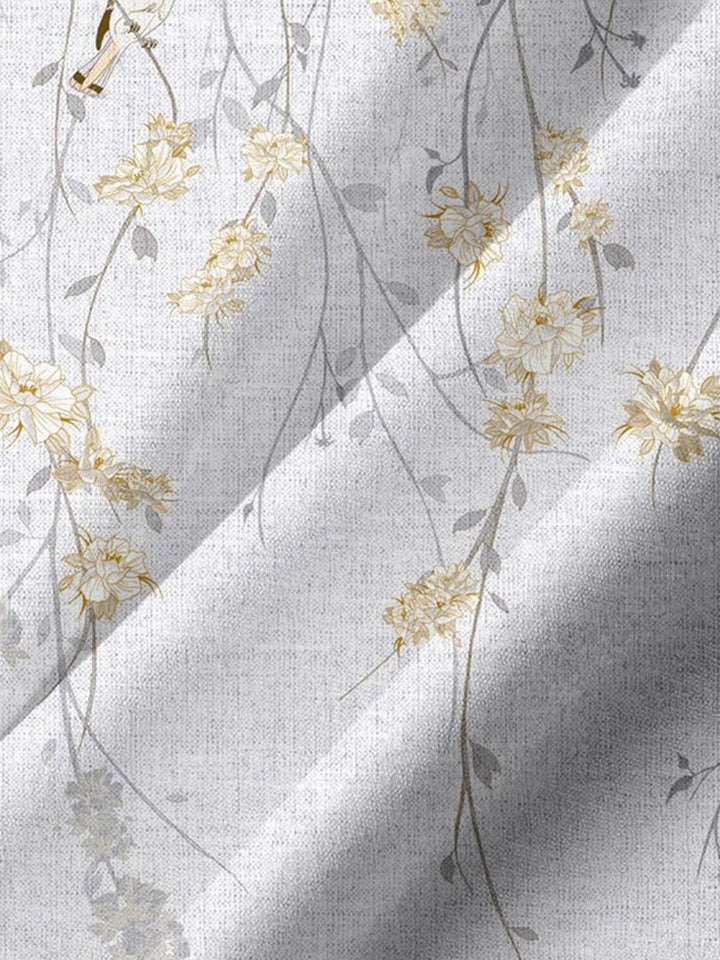Alohadaddy® Casual Floral Art Print Chest Pocket Men&