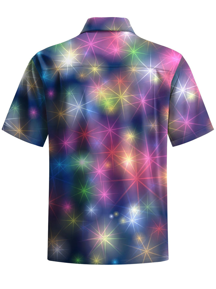 Alohadaddy® Casual Star Art Print Pocket Stretch Men&