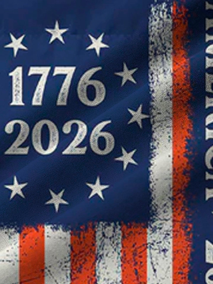 Alohadaddy® 250th Anniversary National Flag Print Men&