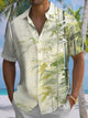 Alohadaddy® Vintage Bamboo Printed Chest Pocket Stretch Moisture Wicking Large Size Hawaiian Shirt
