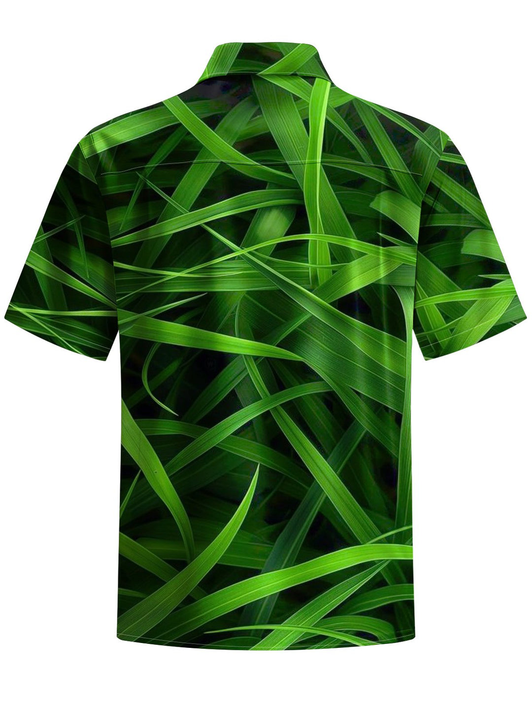 Alohadaddy® Hawaiian Leaf Art Print Chest Pocket Men&