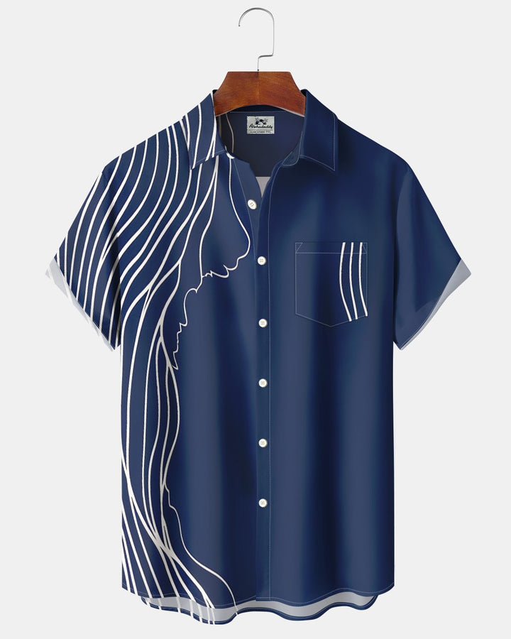 Alohadaddy® Casual Geometric Print Men&