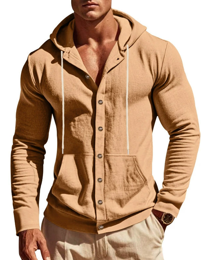 Basic Solid Color Print Men&