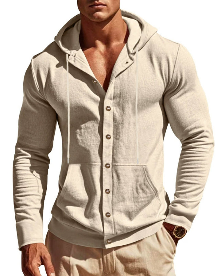Basic Solid Color Print Men&
