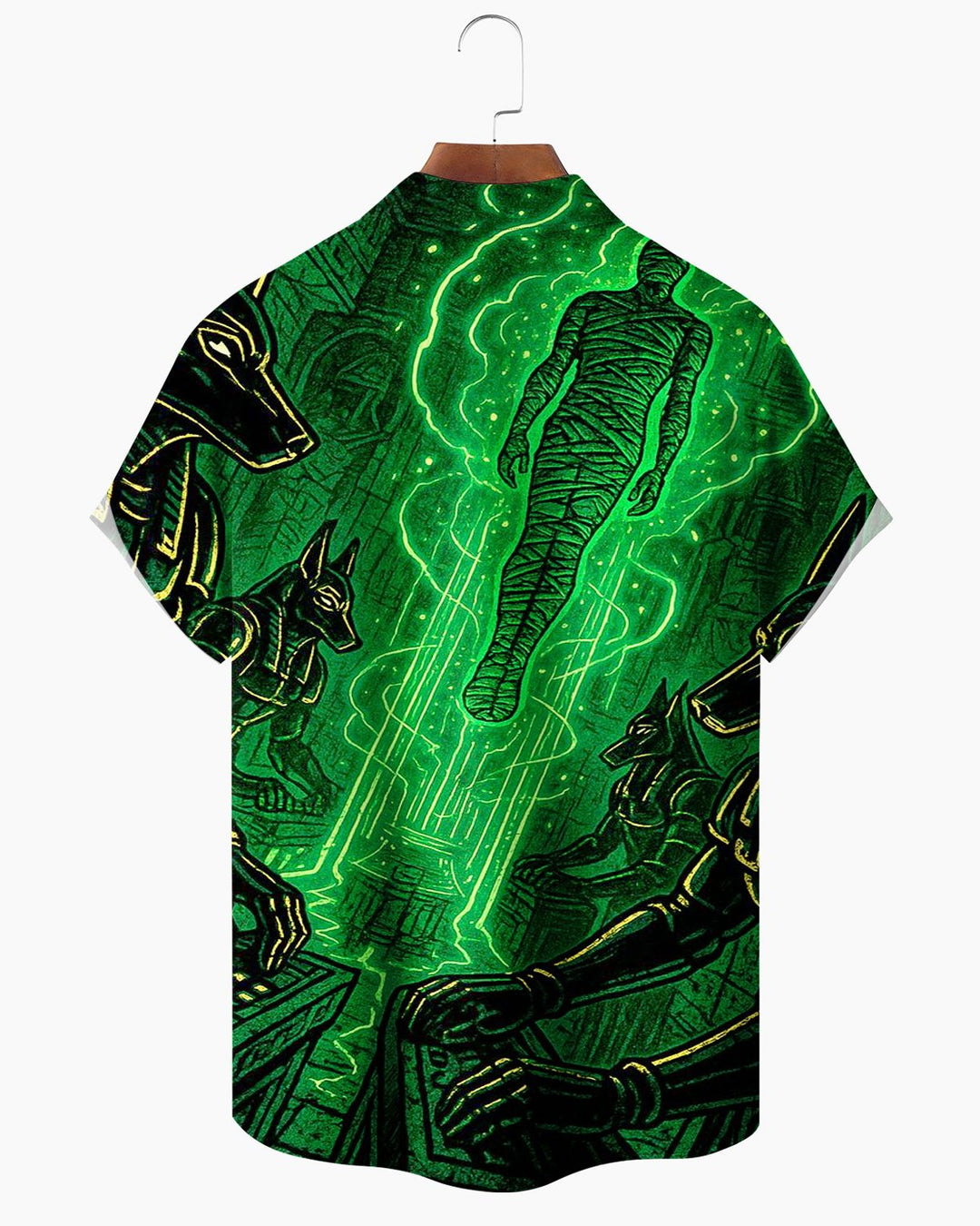 Alohadaddy® Halloween Pharaoh Print Men&