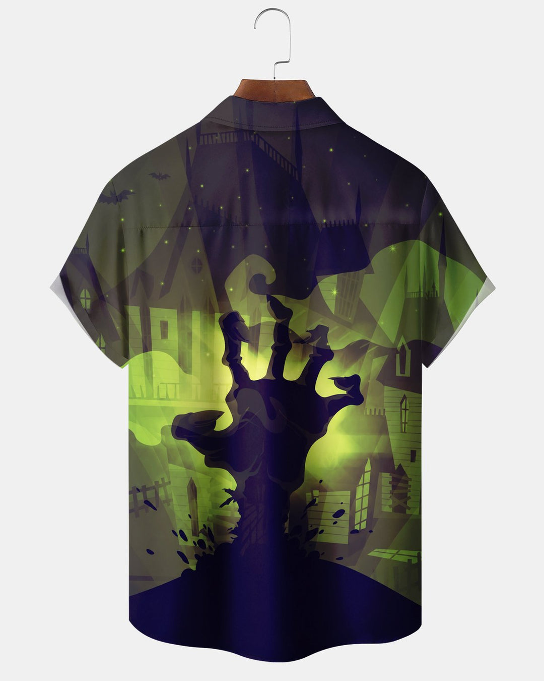 Alohadaddy® Halloween Zombie Hand Print Men&