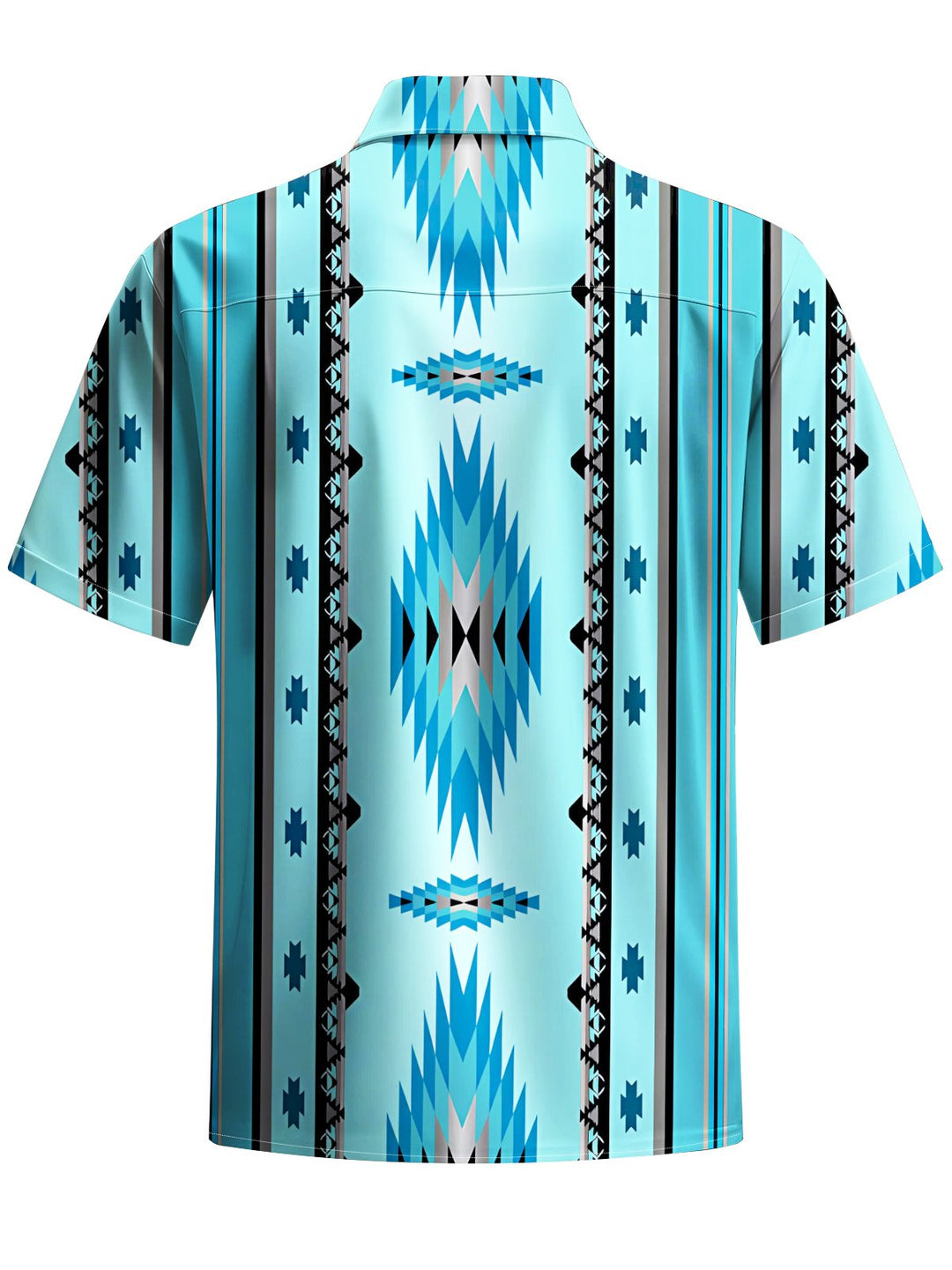 Alohadaddy® Casual Geometric Stripe Art Print Moisture Wicking Men&