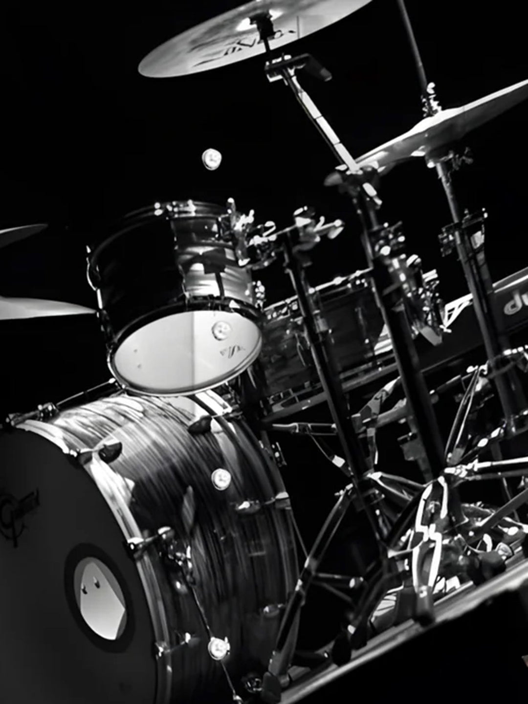Alohadaddy® Casual Drum Set Art Print Chest Pocket Men&