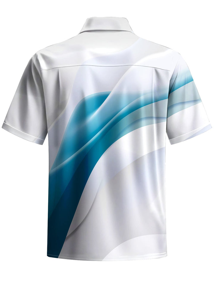 Alohadaddy® Casual Abstract Print Art Stretch Pocket Men&