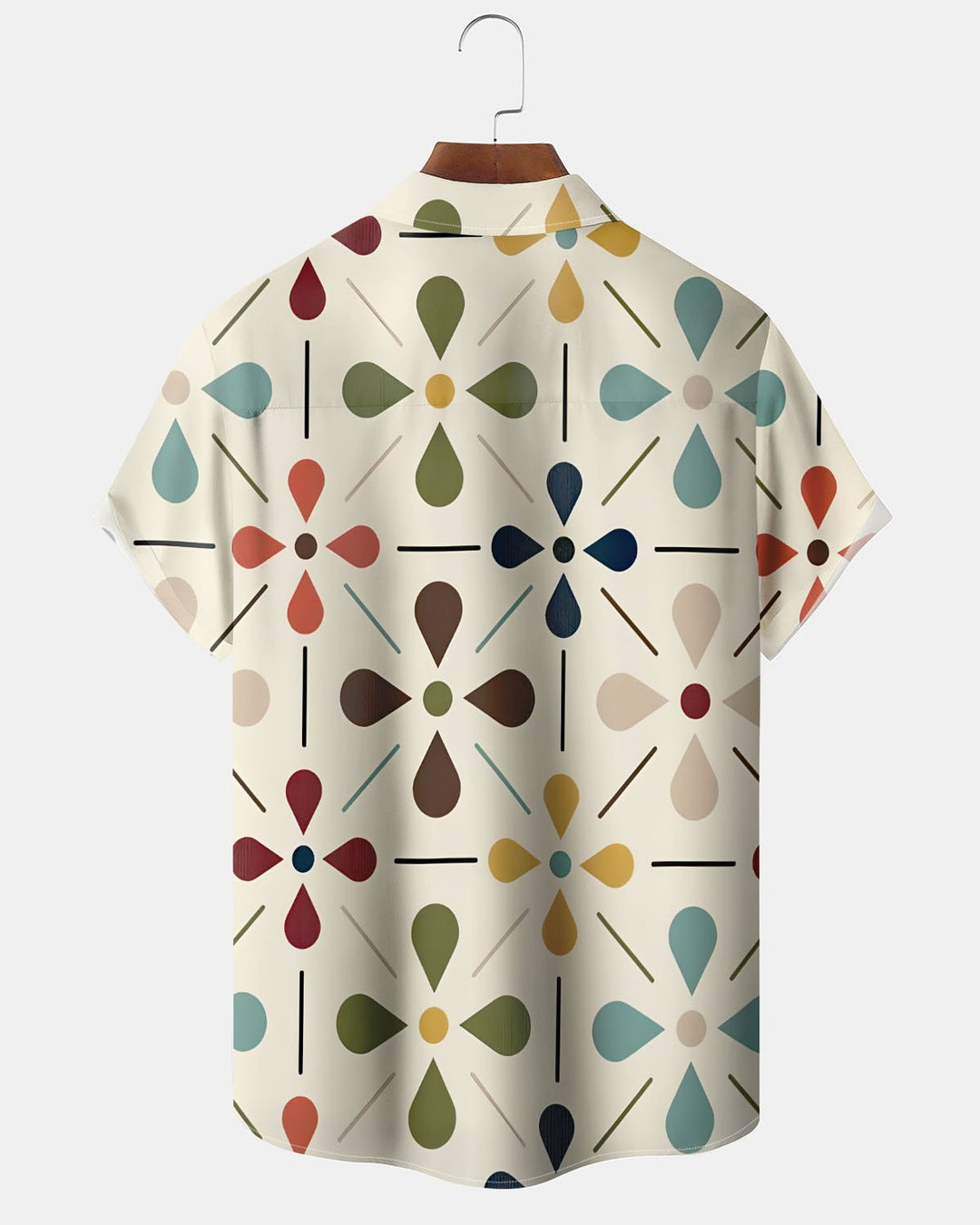 Alohadaddy® Casual Floral Print Art Button Pocket Cardigan Men&