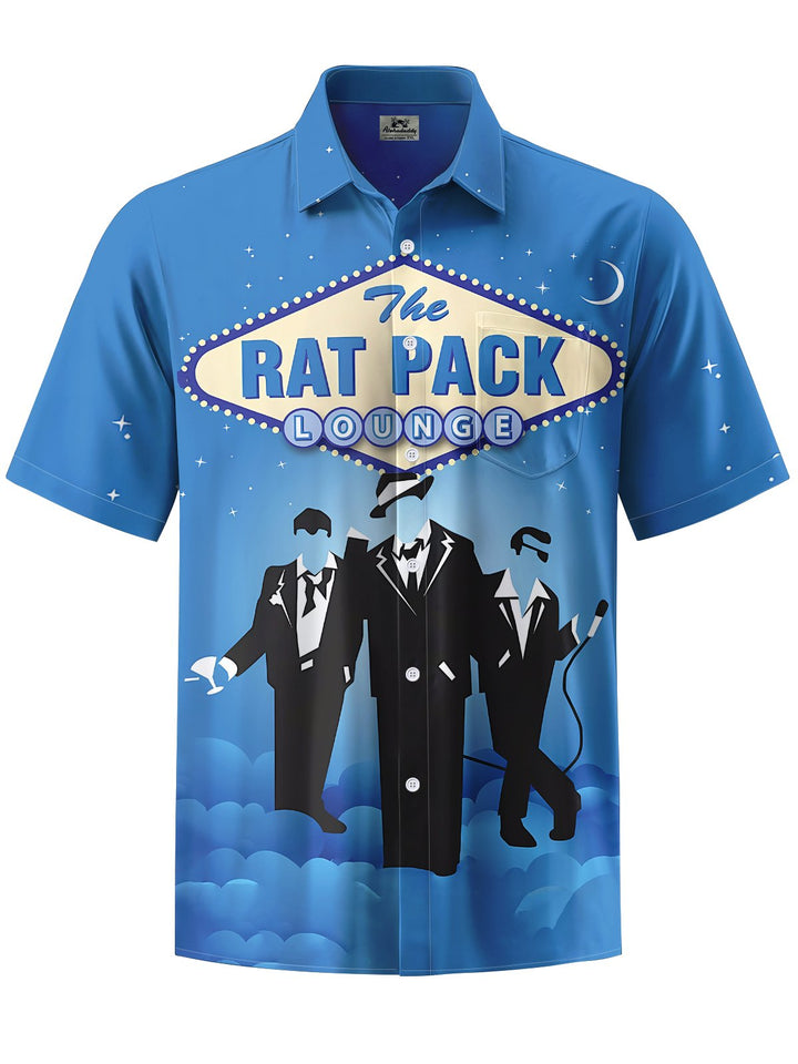 Alohadaddy® Retro Music Festival Print Art Pocket Stretch Men&
