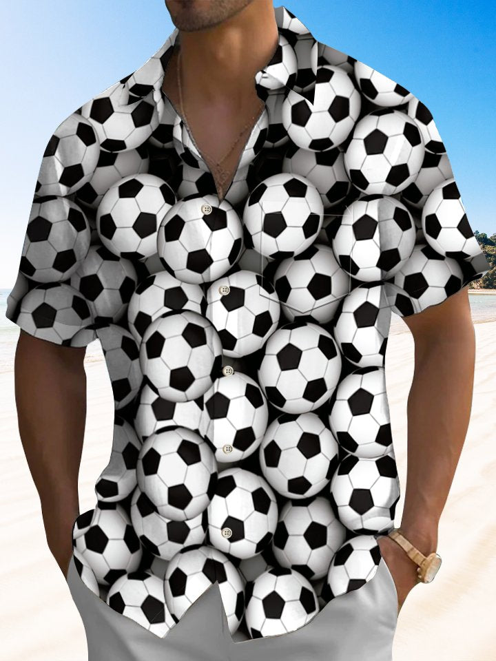 Alohadaddy® Casual Sports Football Print Art Men&