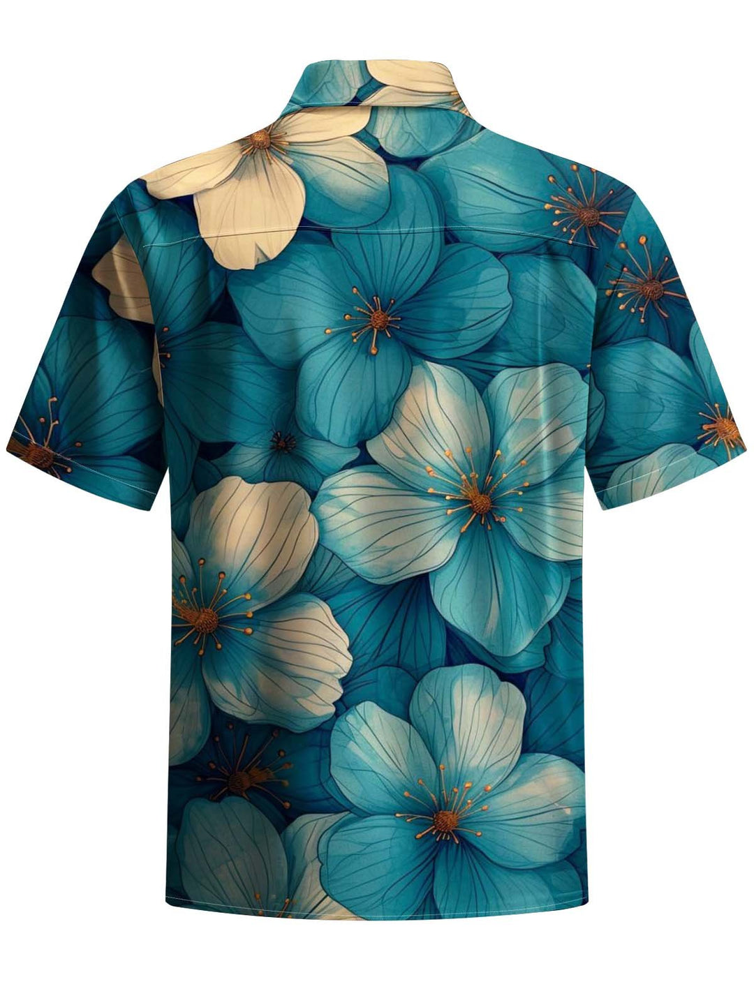 Alohadaddy® Vintage Floral Wave Print Art Pocket Elastic Men&
