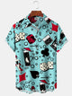 Alohadaddy 60s Mid-Century Geometric Poker Cocktail Shirt