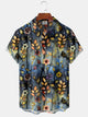 Alohadaddy Vintage Gradient Oil Painting Vine Floral Hawaiian Vacation Shirt