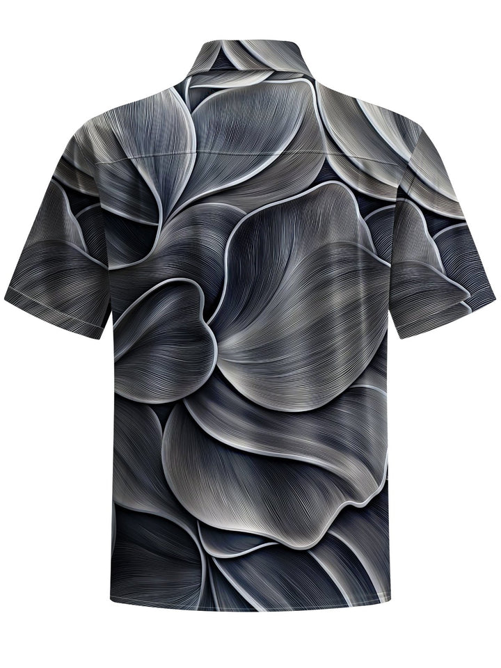Alohadaddy® Casual Abstract Art Print Moisture Wicking Men&