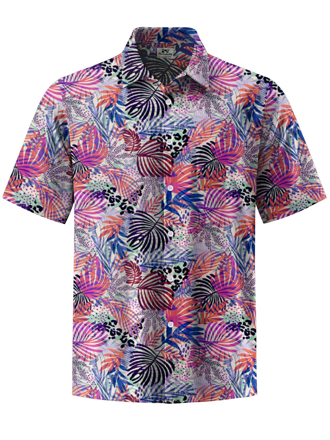 Alohadaddy® Hawaiian Palm Leaf Art Print Pocket Stretch Men&