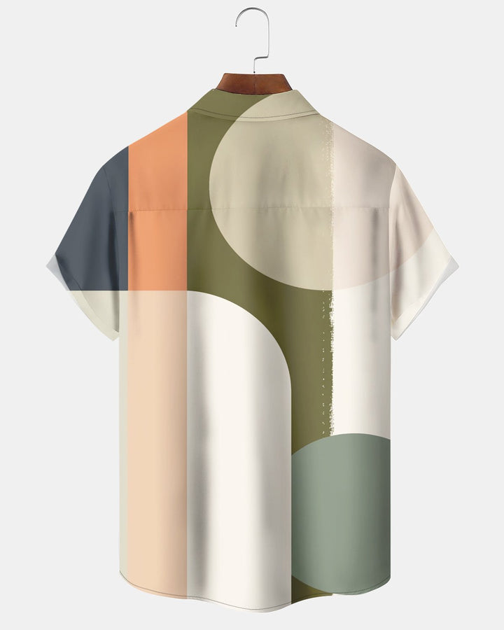 Alohadaddy® Casual Geometric Print Men&