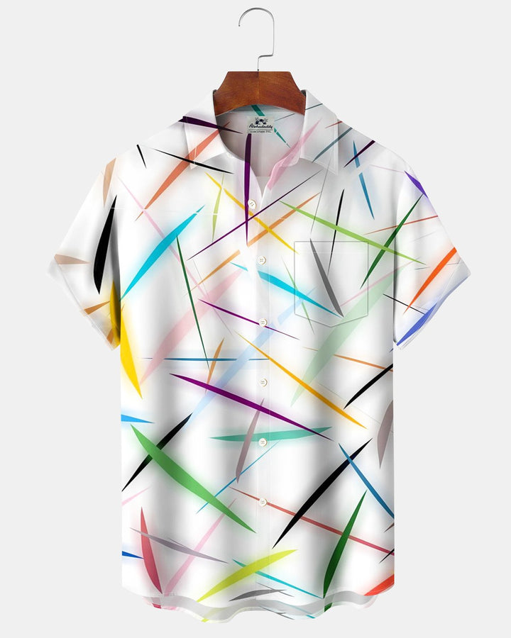 Alohadaddy® Casual Geometric Print Men&