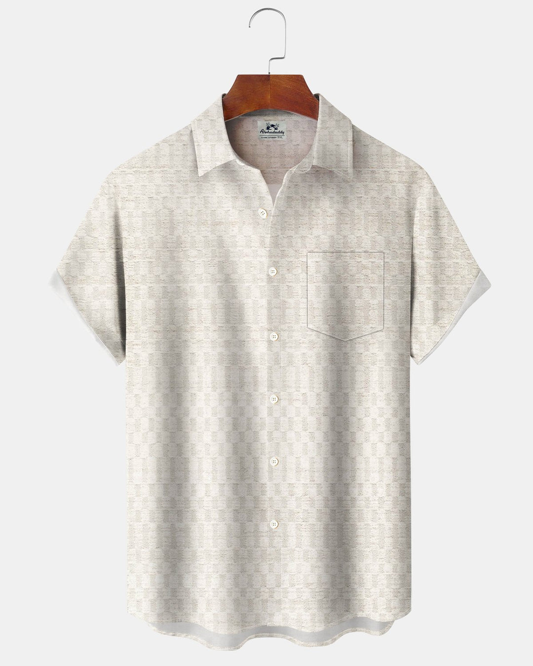 Alohadaddy® Basic Solid Color Plaid Print Men&