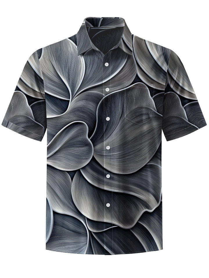 Alohadaddy® Casual Abstract Art Print Moisture Wicking Men&