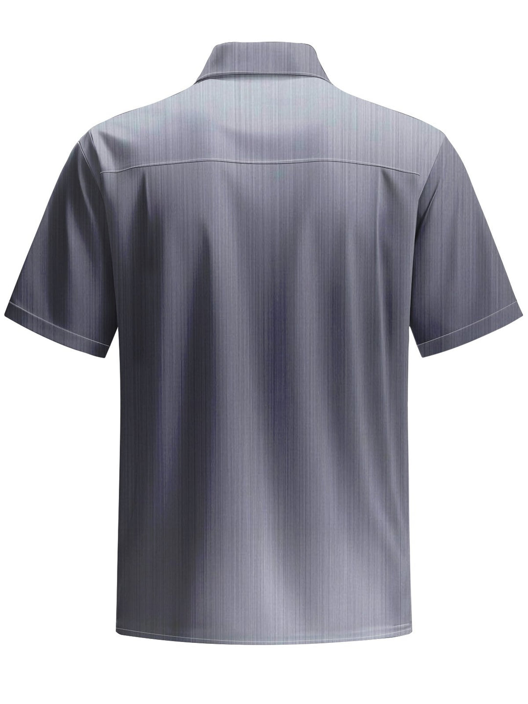 Alohadaddy® Casual Stripe Print Art Mens Moisture Wicking Short Sleeve Shirt Big &amp; Tall