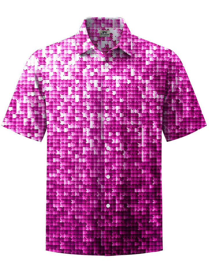 Alohadaddy® Casual Geometric Gradient Print Art Stretch Men&