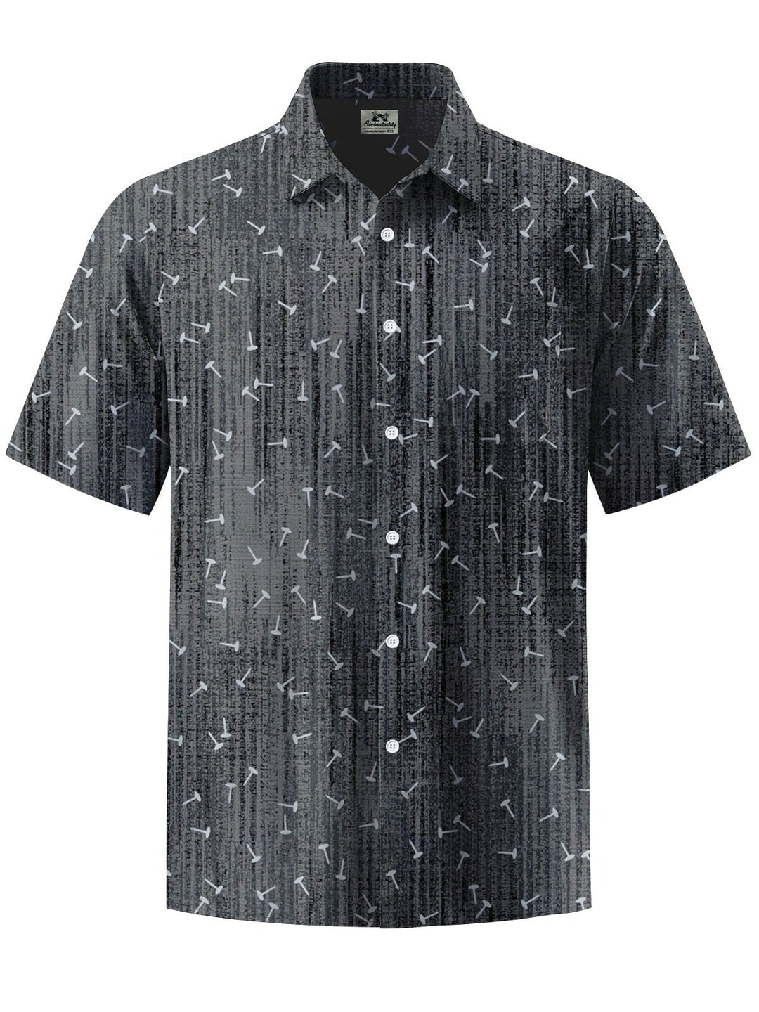 Alohadaddy® Vintage Nail Abstract Print Art Stretch Pocket Men&