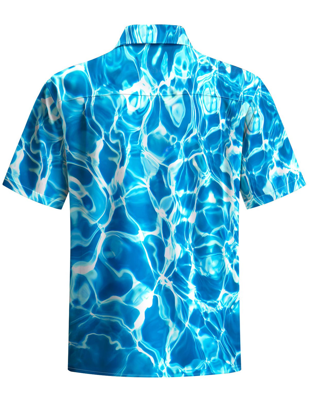 Alohadaddy® Hawaiian Wave Art Print Chest Pocket Men&