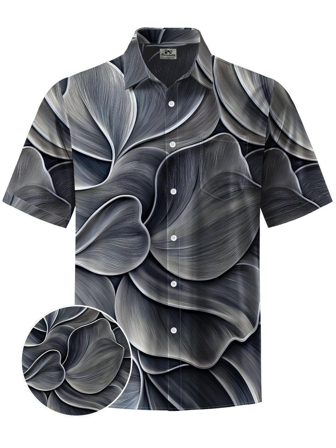 Alohadaddy® Casual Abstract Art Print Moisture Wicking Men&