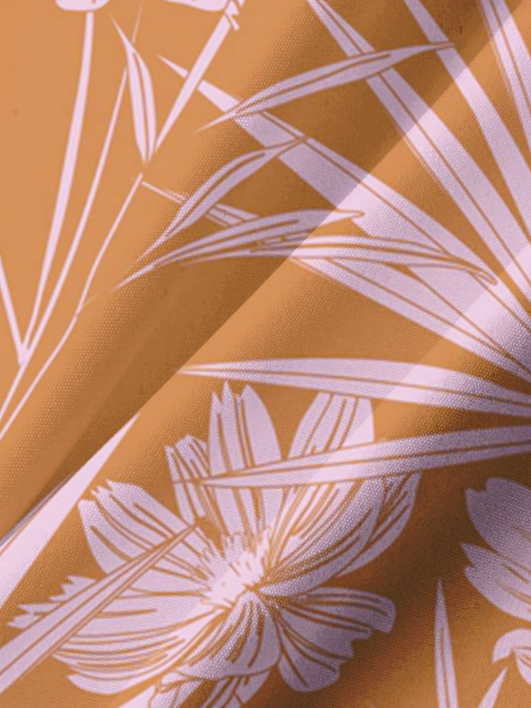 Alohadaddy® Hawaiian Floral Art Print Chest Pocket Men&