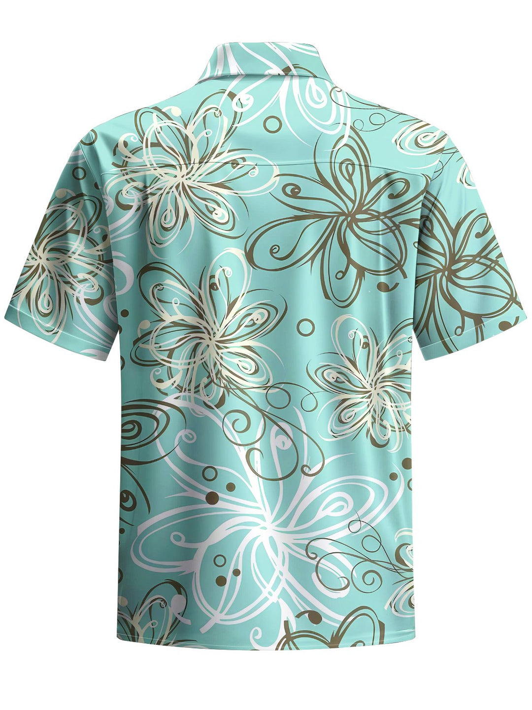 Alohadaddy® Casual Floral Print Art Pocket Stretch Men&