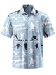 Alohadaddy® Casual Sports Print Art Pocket Stretch Men's Short Sleeve Shirt Big & Tall