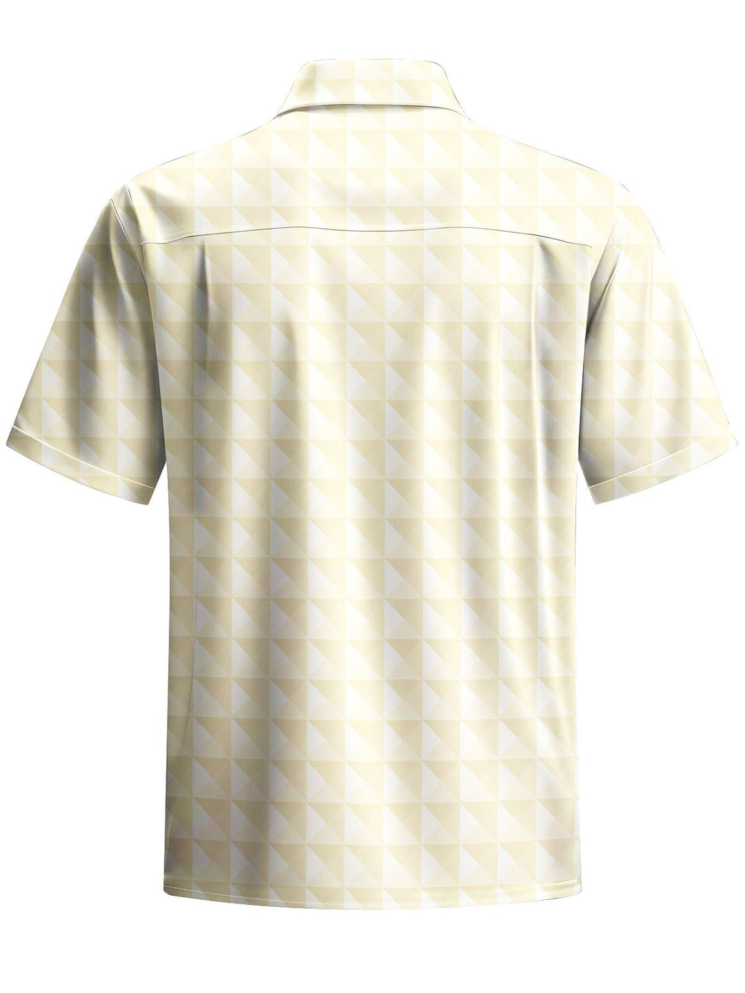Alohadaddy® Casual Geometric Art Print Chest Pocket Men&